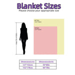 Bubble Fleece Throw Blanket – Ultra Soft Rabbit Fur, Cozy Fluffy Blanket for Couch & Bed – Perfect Gift for Mom