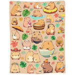 Capybara Blanket – Soft, Lightweight, Cozy & Warm | Perfect Gift for Kids, Teens & Boys